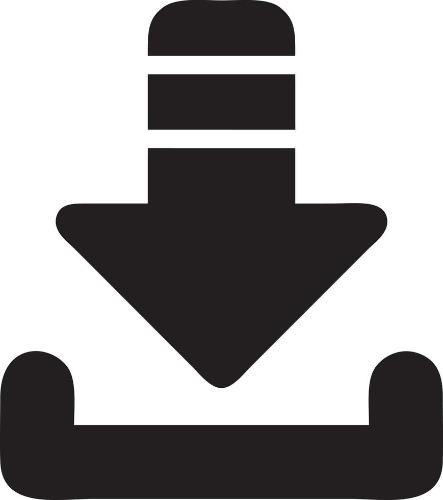 Download icon symbol image vector. Illustration of the down load design. EPS 10 vector