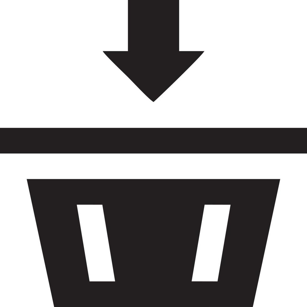 Download icon symbol image vector. Illustration of the down load design. EPS 10 vector