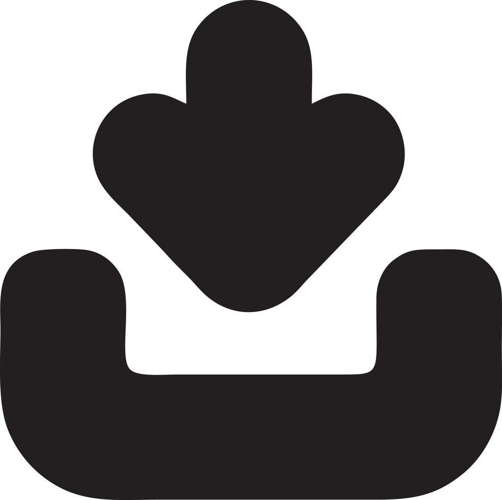 Download icon symbol image vector. Illustration of the down load design. EPS 10 vector