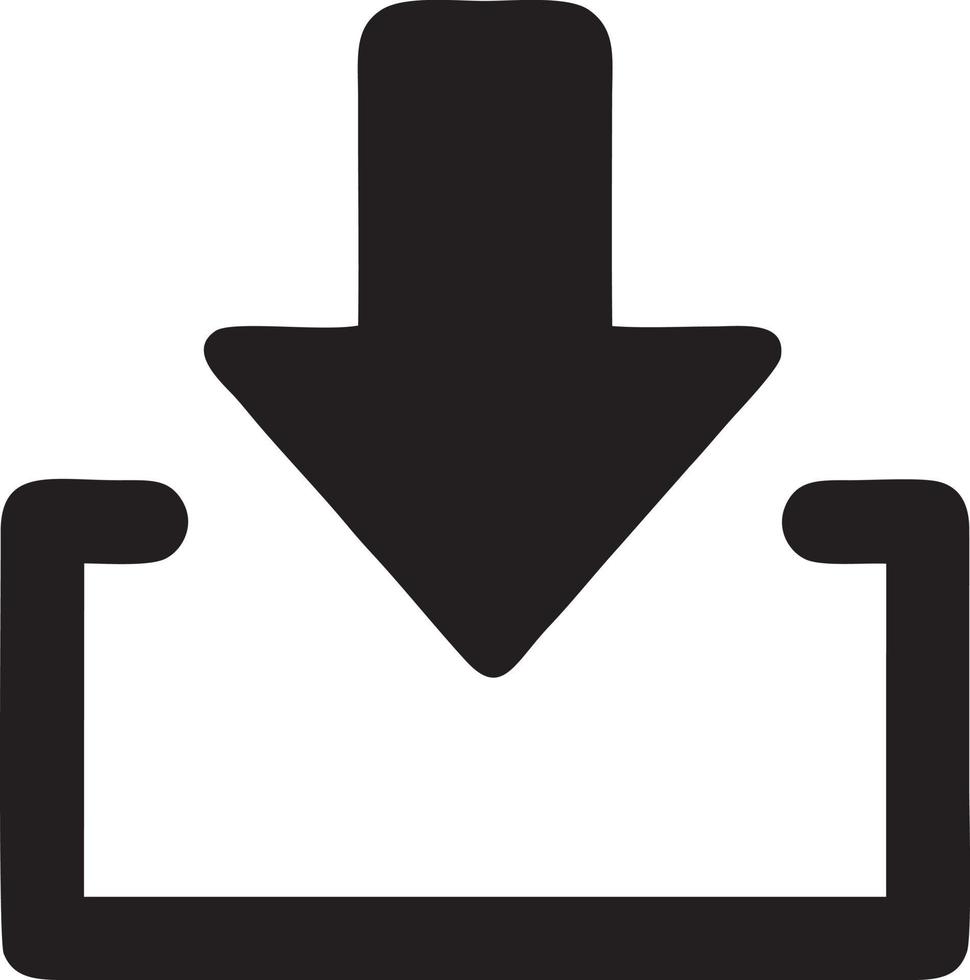 Download icon symbol image vector. Illustration of the down load design. EPS 10 vector