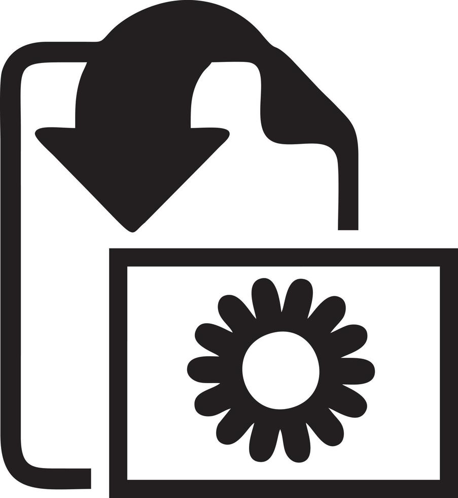 Download icon symbol image vector. Illustration of the down load design. EPS 10 vector