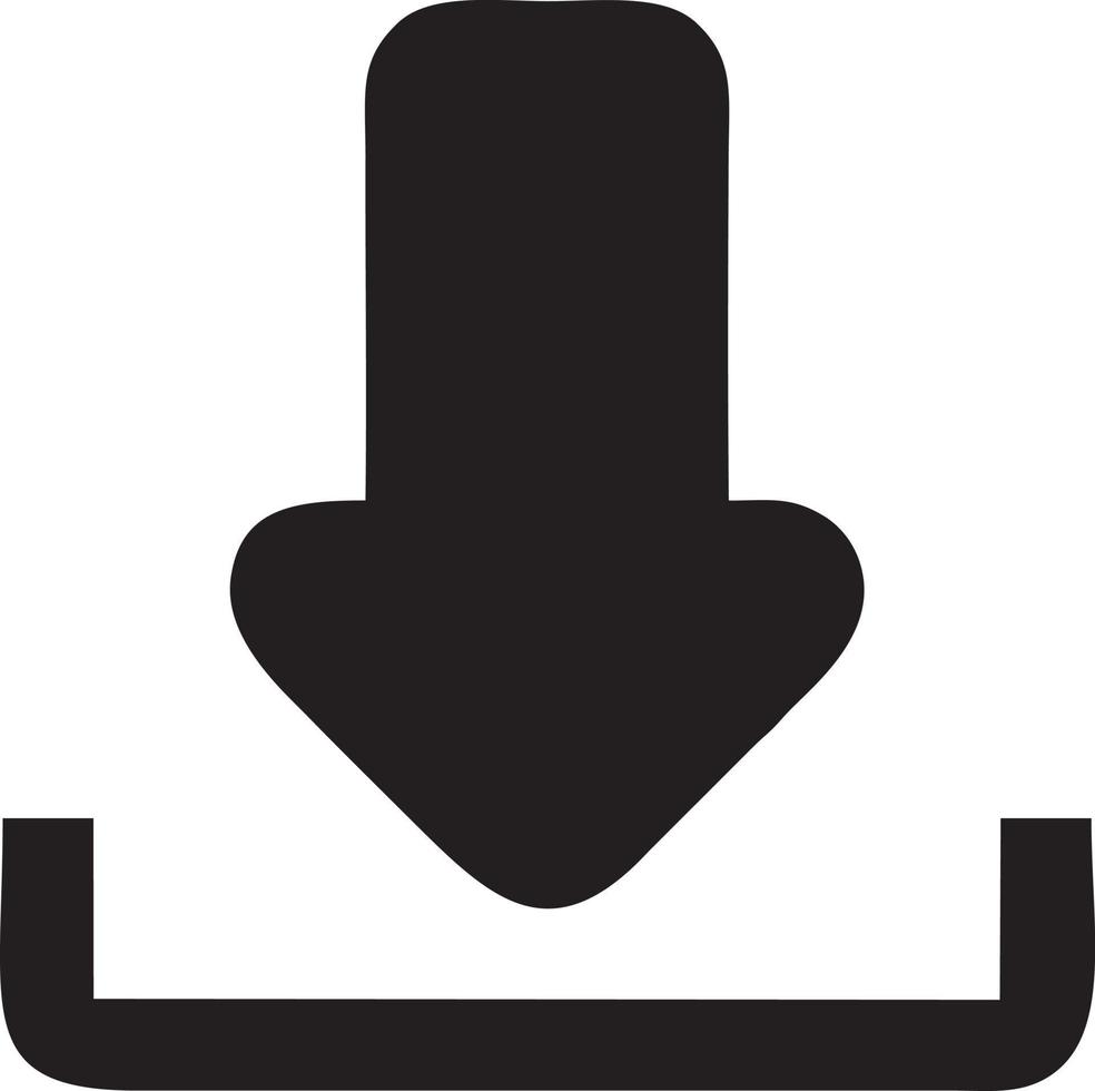 Download icon symbol image vector. Illustration of the down load design. EPS 10 vector