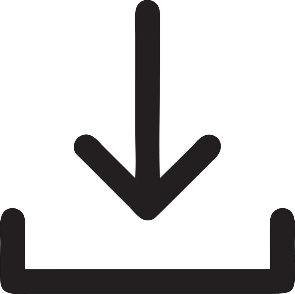 Download icon symbol image vector. Illustration of the down load design. EPS 10 vector