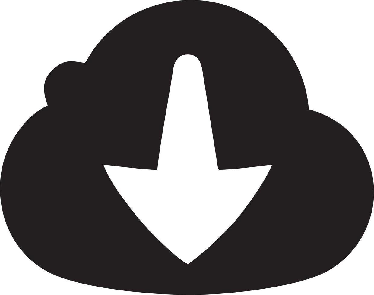 Download icon symbol image vector. Illustration of the down load design. EPS 10 vector
