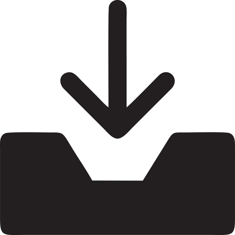 Download icon symbol image vector. Illustration of the down load design. EPS 10 vector