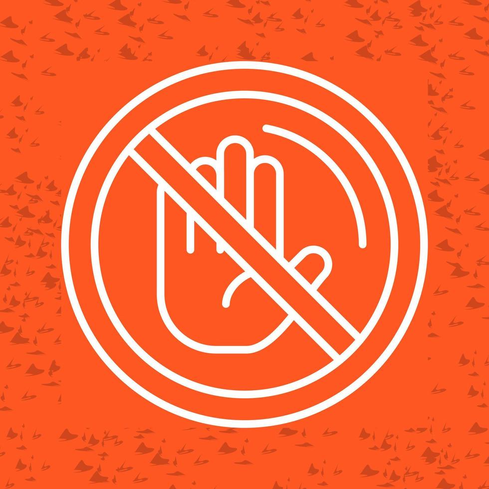 No Passing Vector Icon