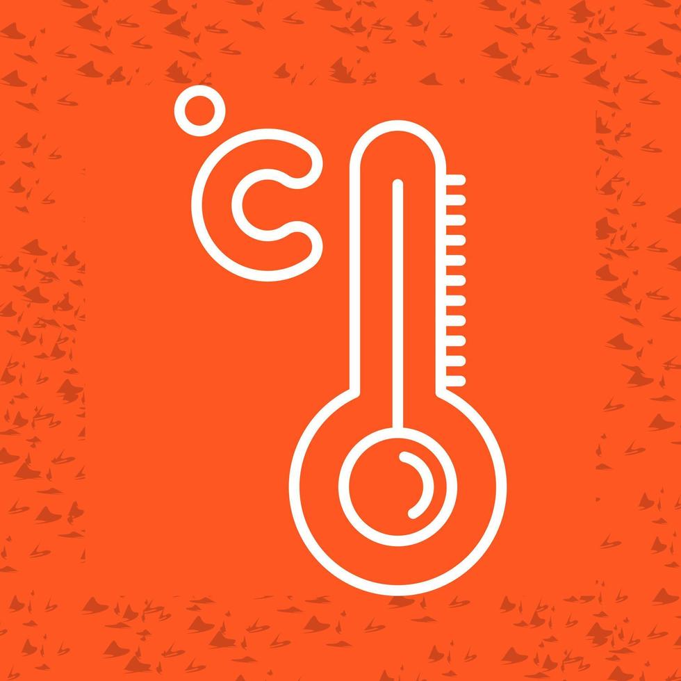 icono de vector de alta temperatura