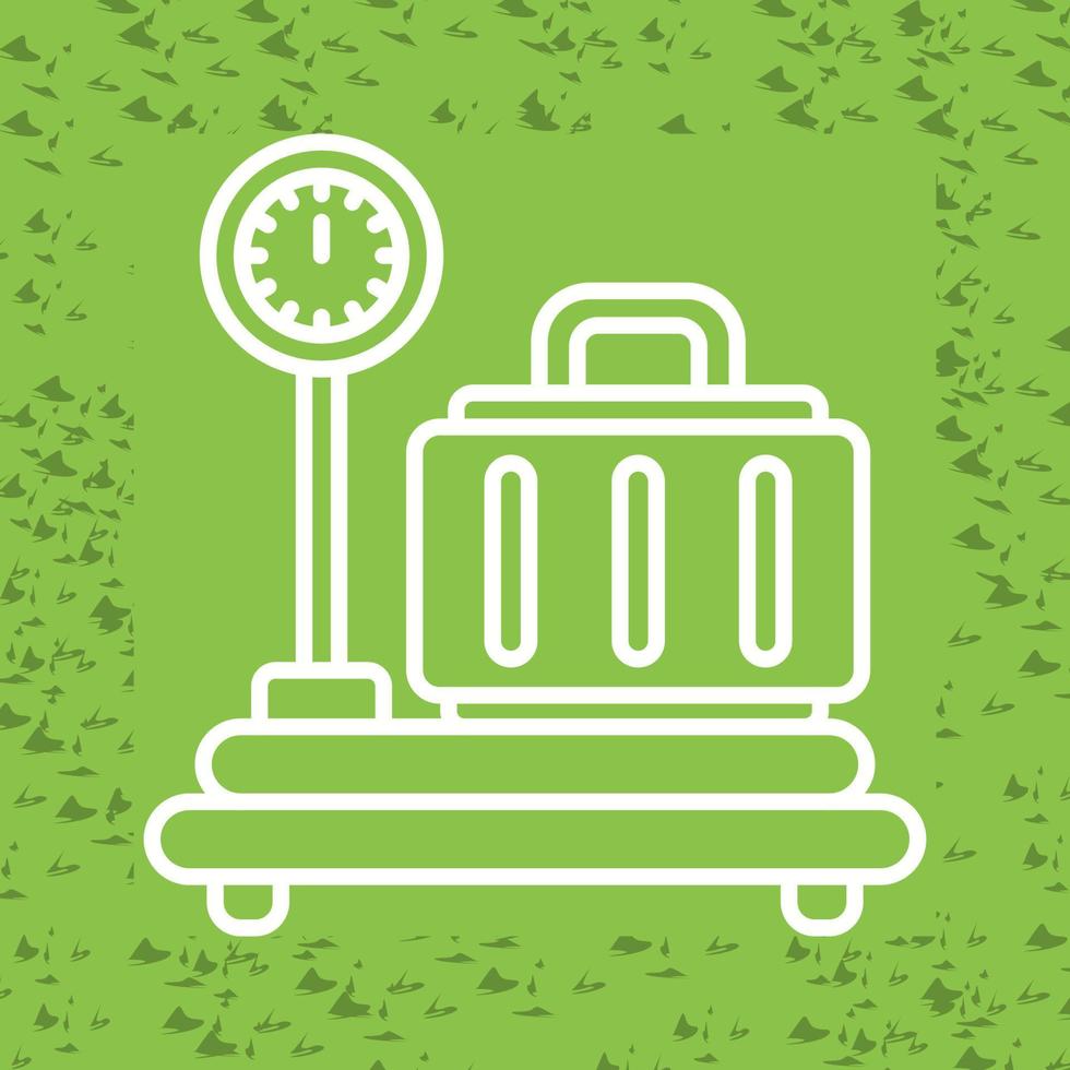 Luggage Scale Vector Icon