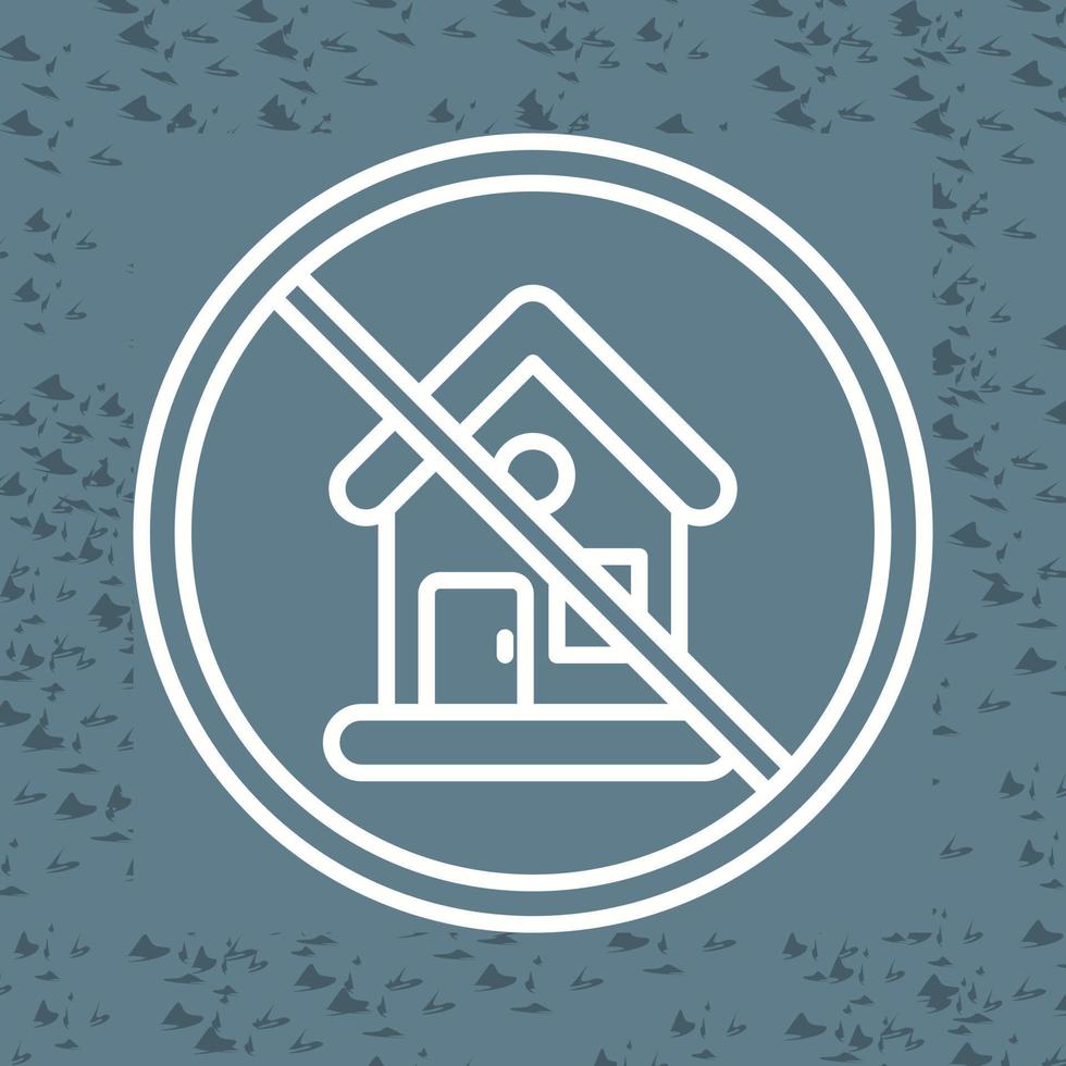 No House Vector Icon