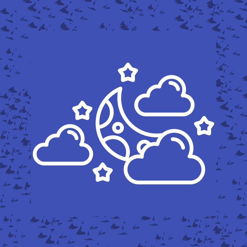 Starry Night Vector Icon