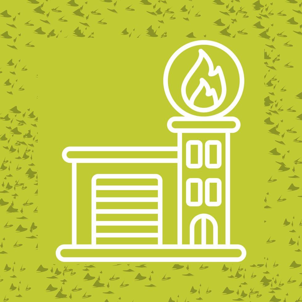 Fire Station Vector Icon