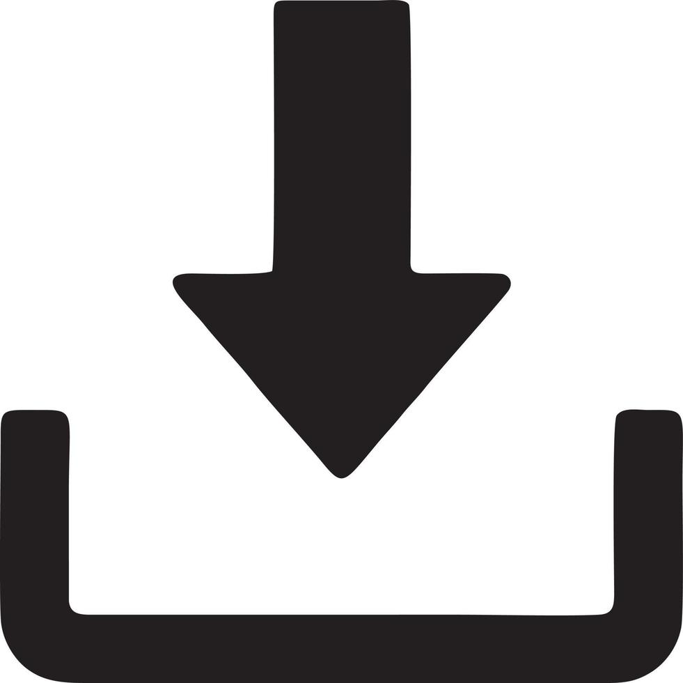 Download icon symbol image vector. Illustration of the down load design. EPS 10 vector
