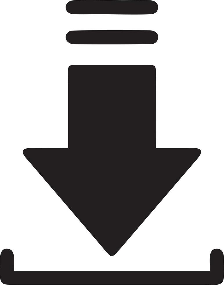 Download icon symbol image vector. Illustration of the down load design. EPS 10 vector