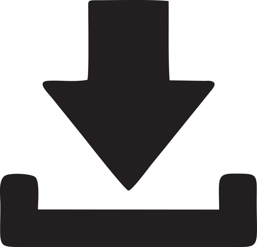Download icon symbol image vector. Illustration of the down load design. EPS 10 vector