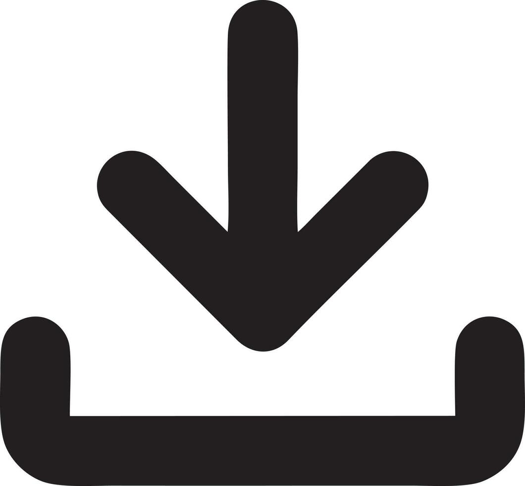 Download icon symbol image vector. Illustration of the down load design. EPS 10 vector