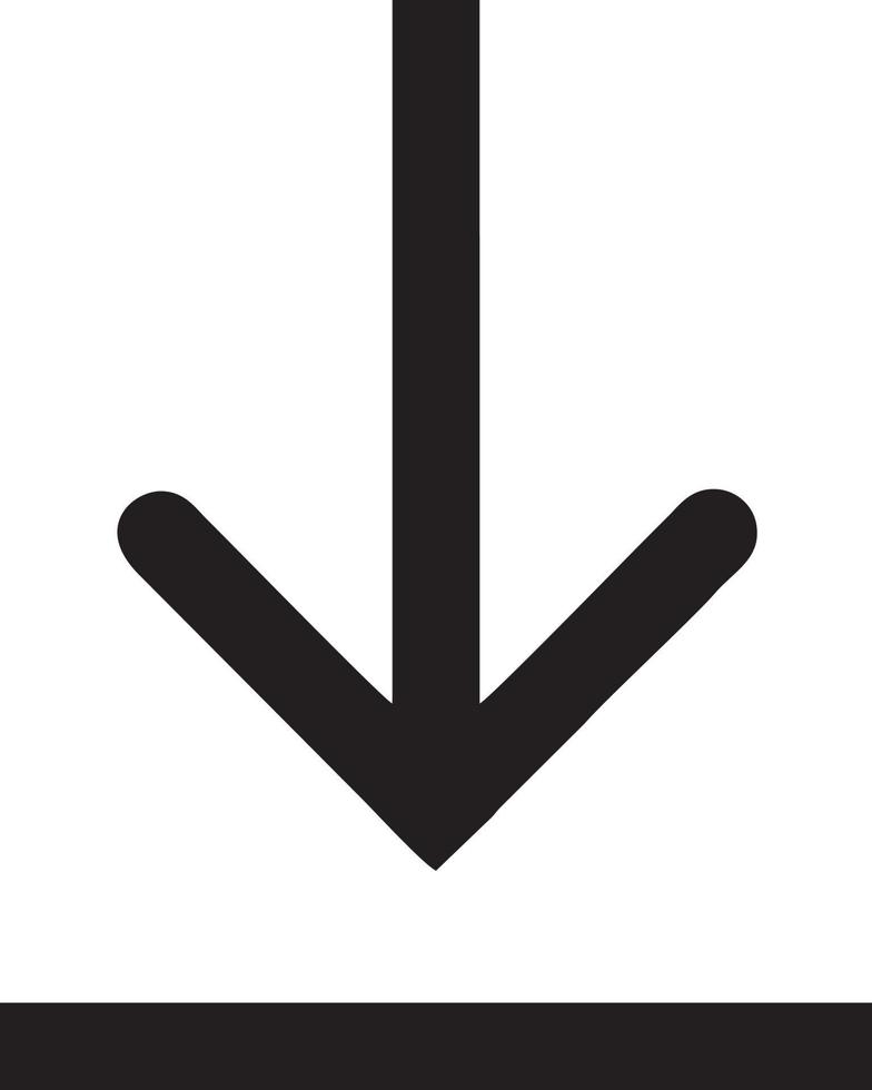 Download icon symbol image vector. Illustration of the down load design. EPS 10 vector