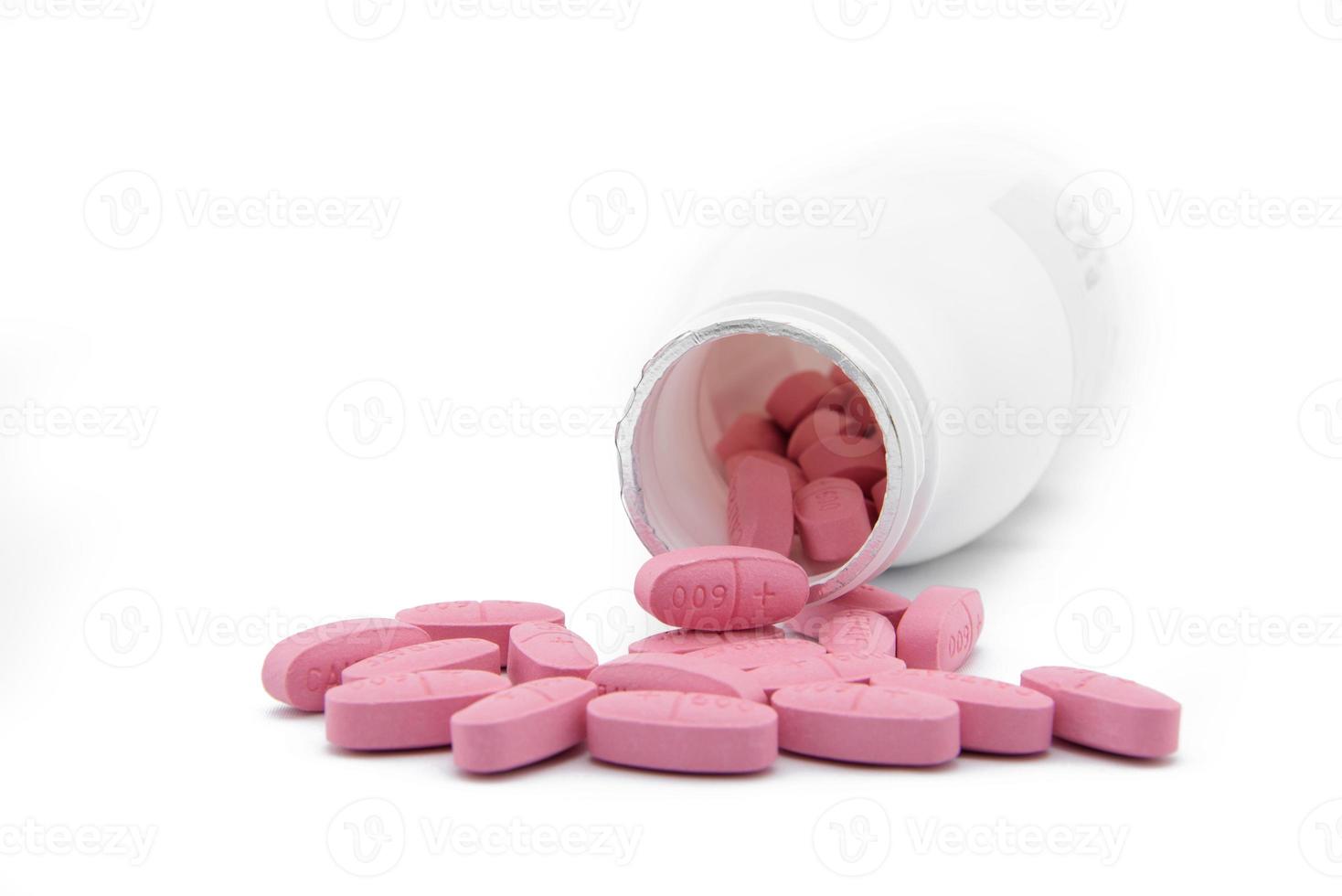 Violet medical pills photo