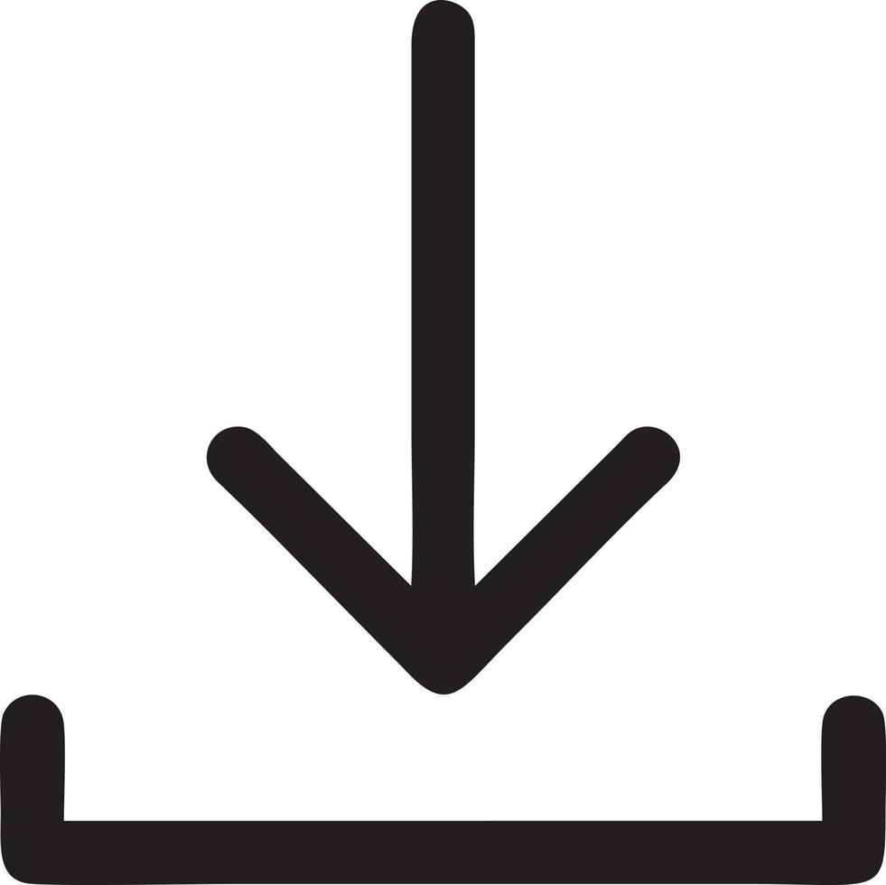 Download icon symbol image vector. Illustration of the down load design. EPS 10 vector