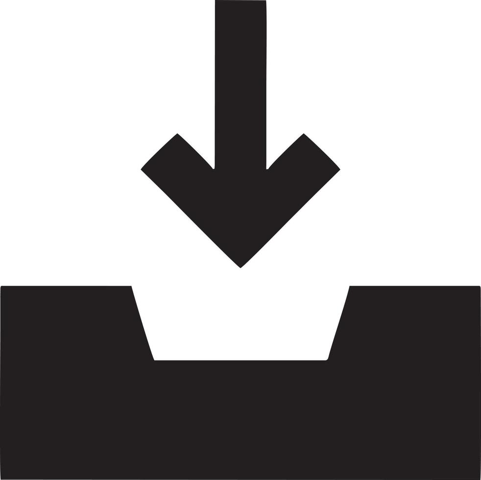 Download icon symbol image vector. Illustration of the down load design. EPS 10 vector