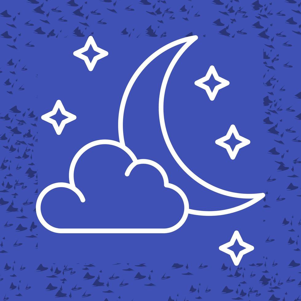 Starry Night Vector Icon