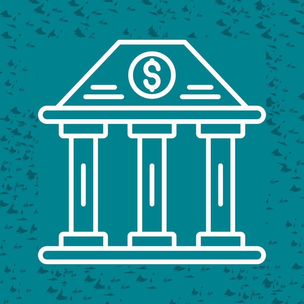 Bank Building Vector Icon