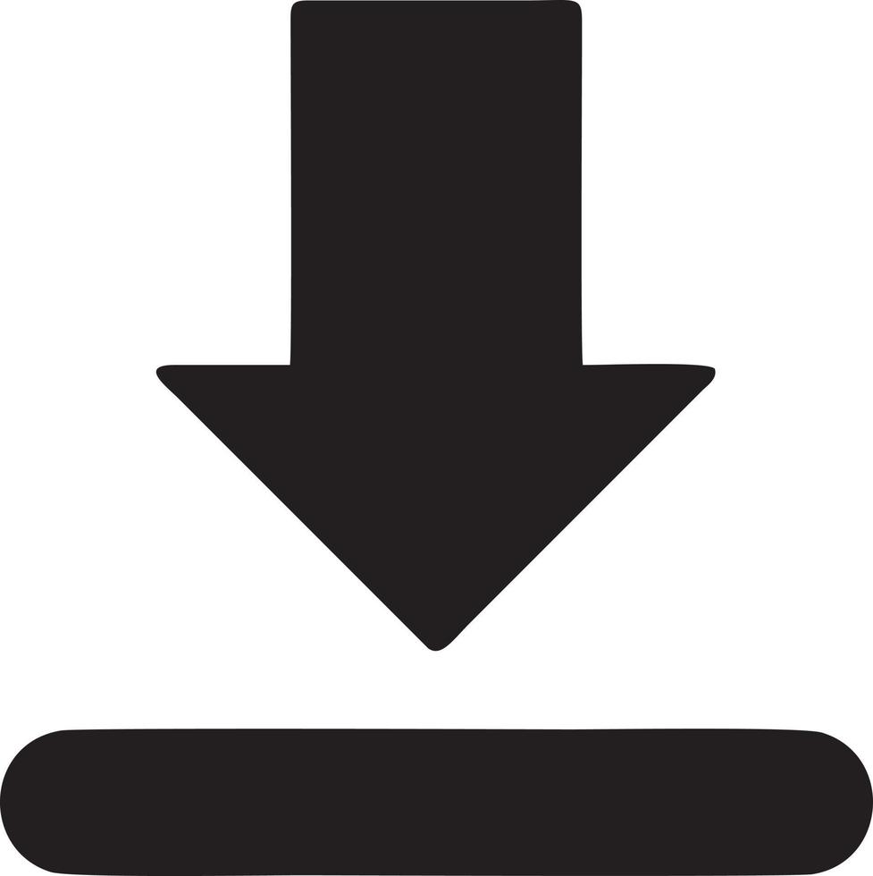 Download icon symbol image vector. Illustration of the down load design. EPS 10 vector