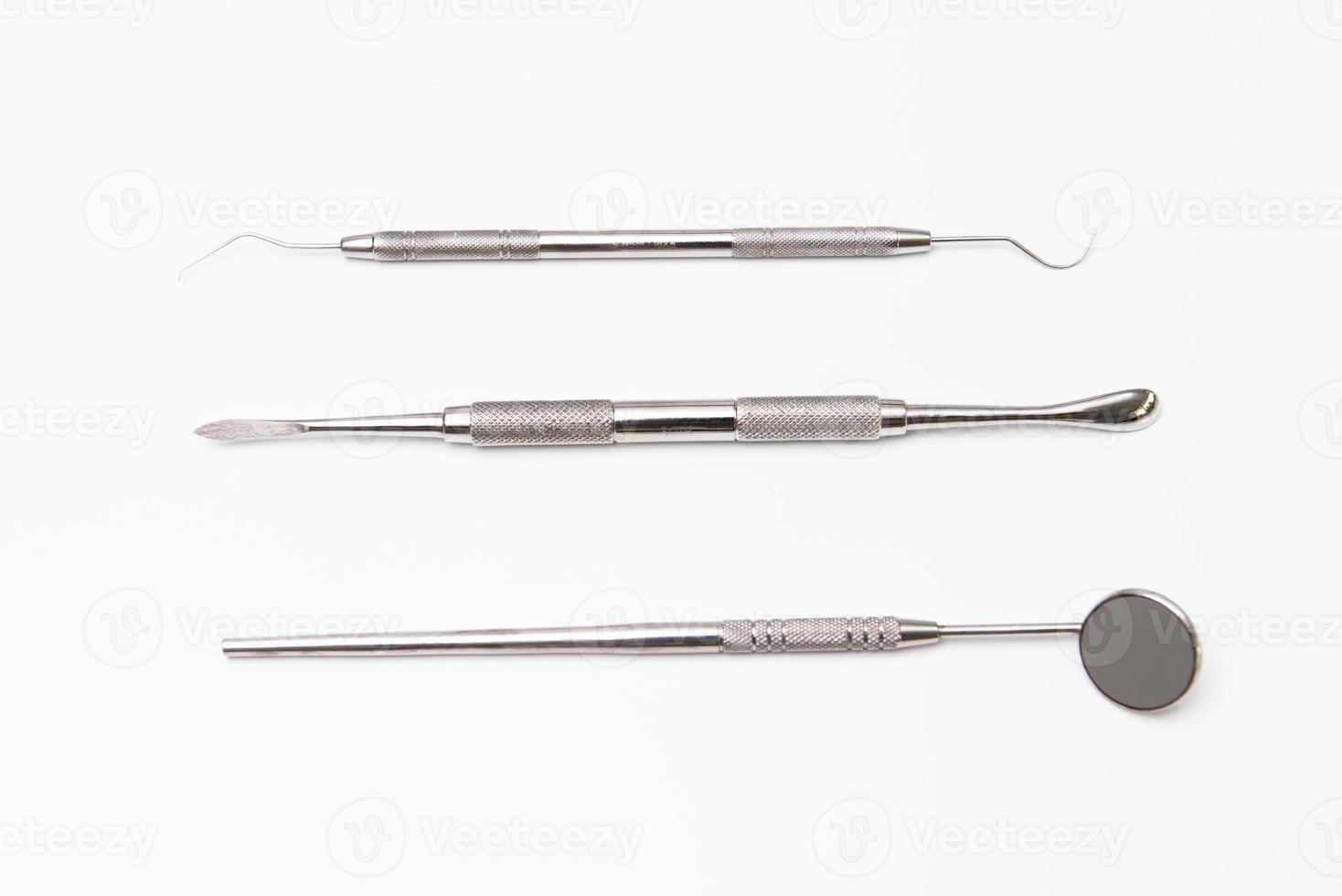 Dental tools in dental clinic photo