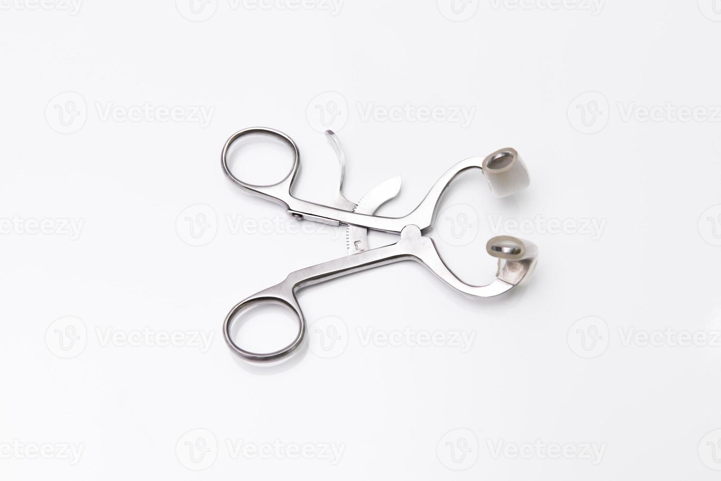 Dental tools in dental clinic photo