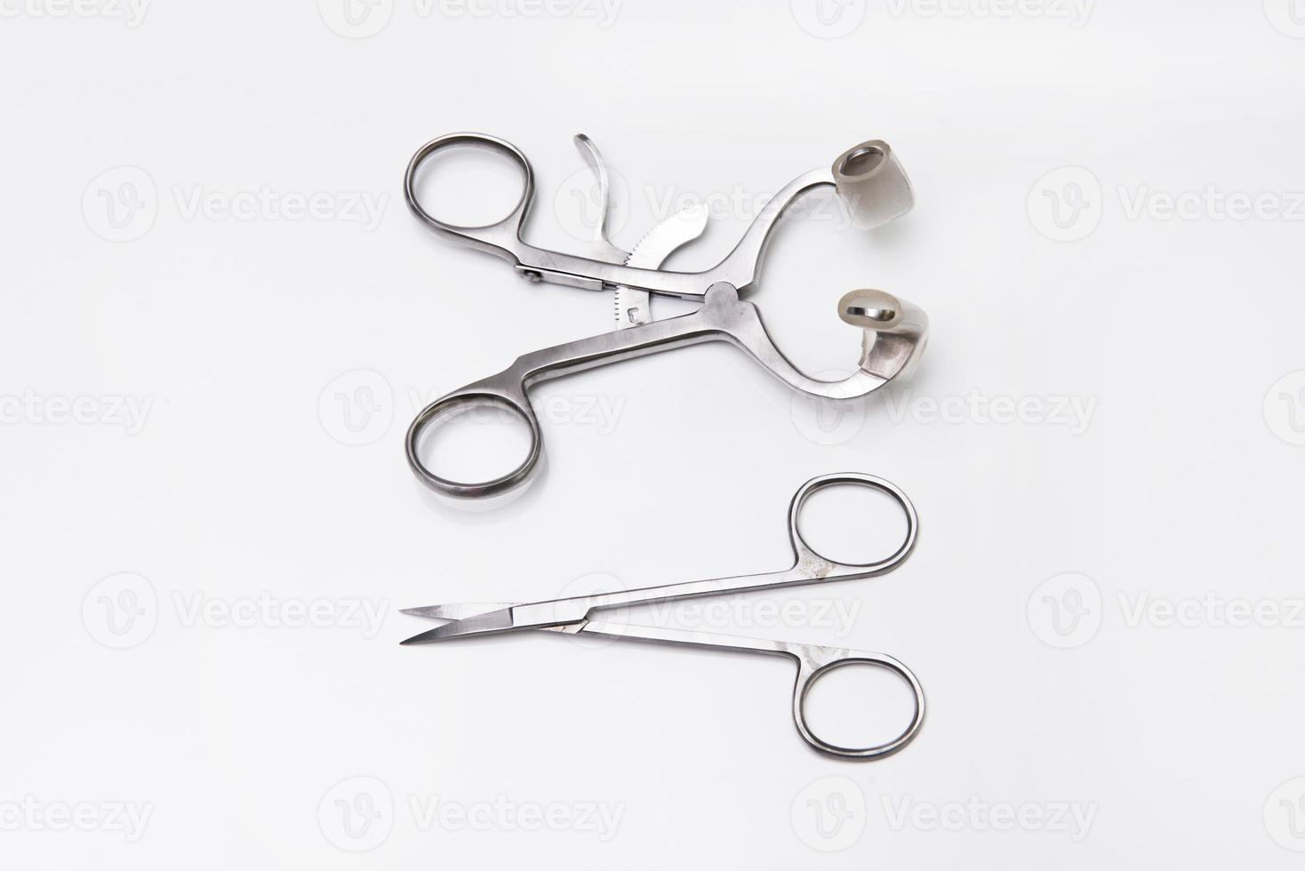 Dental tools in dental clinic photo
