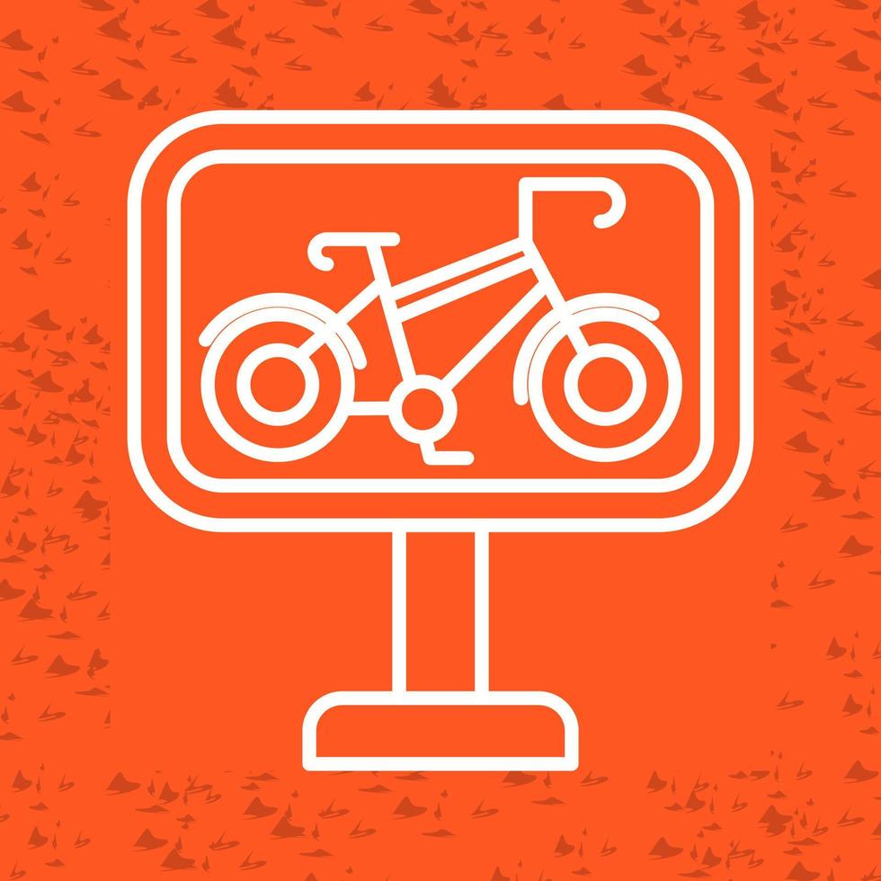 Bike Lane Vector Icon