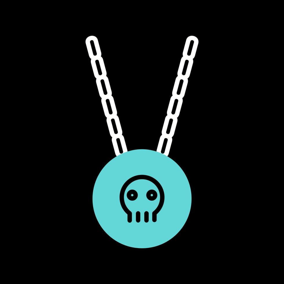 Pirate Necklace Vector Icon