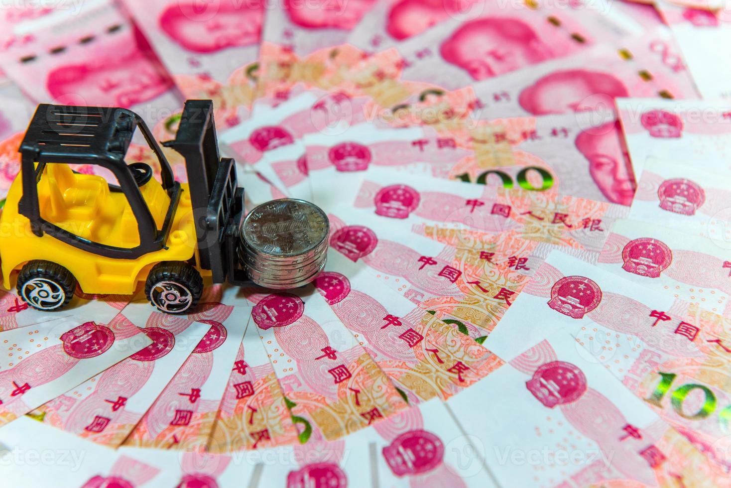 Yuan or RMB, Chinese Currency and coin photo