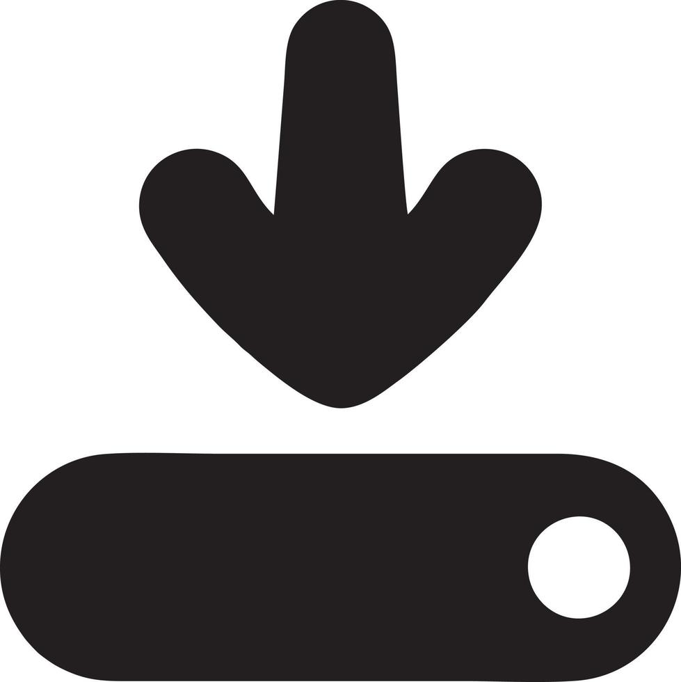 Download icon symbol image vector. Illustration of the down load design. EPS 10 vector