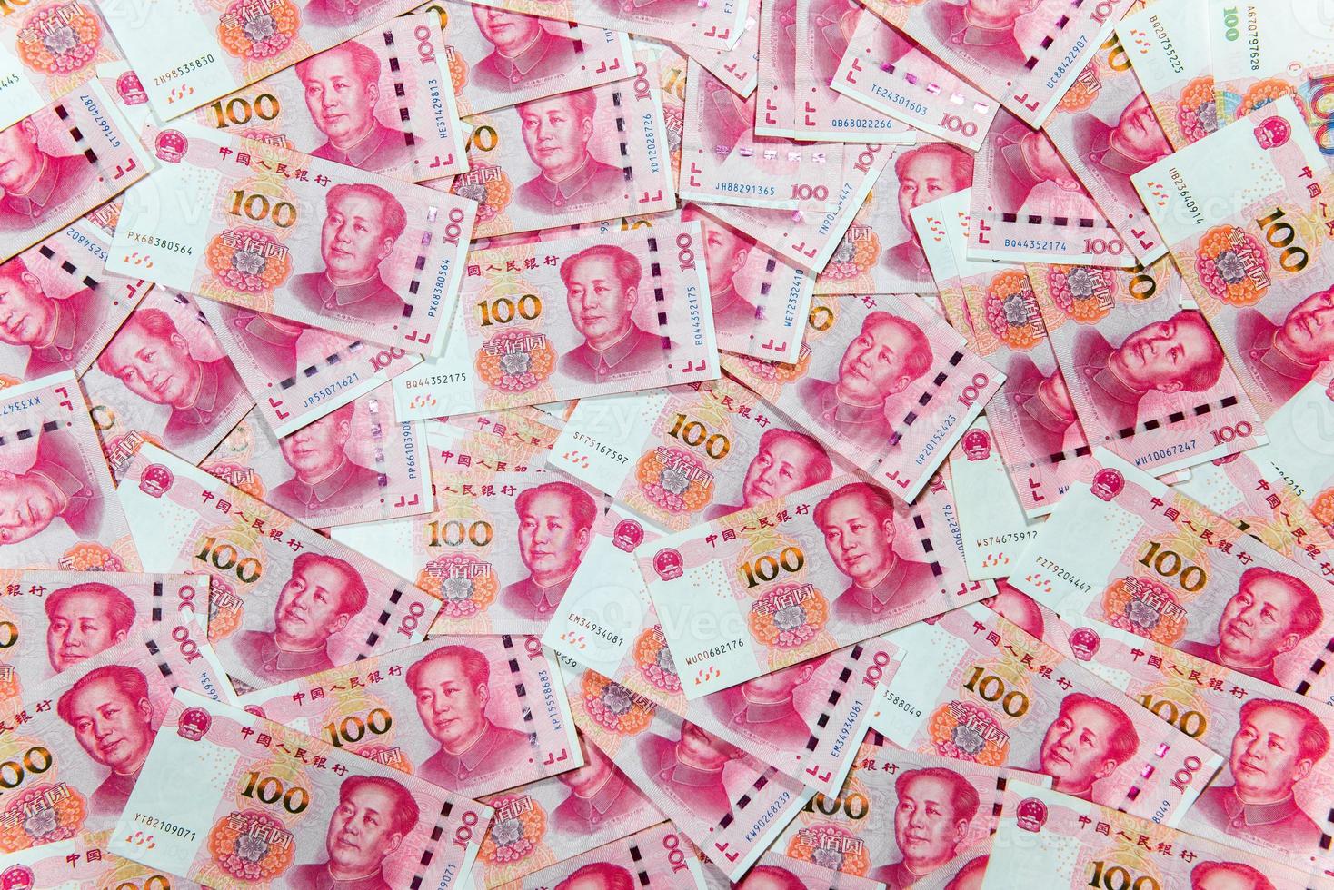 yuan o Rmb, chino moneda foto