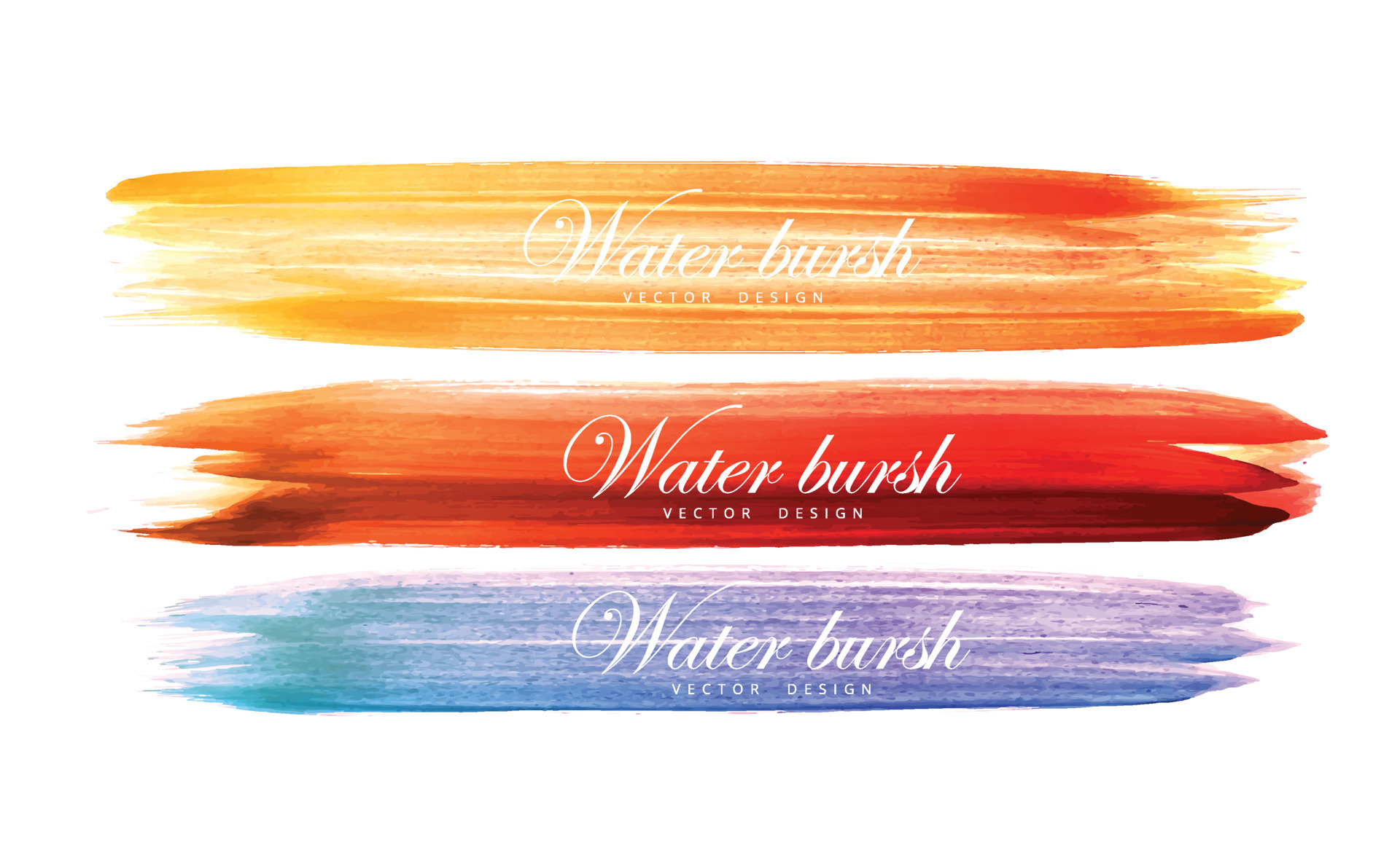 Brush vector eps design watercolor 21897999 Vector Art at Vecteezy