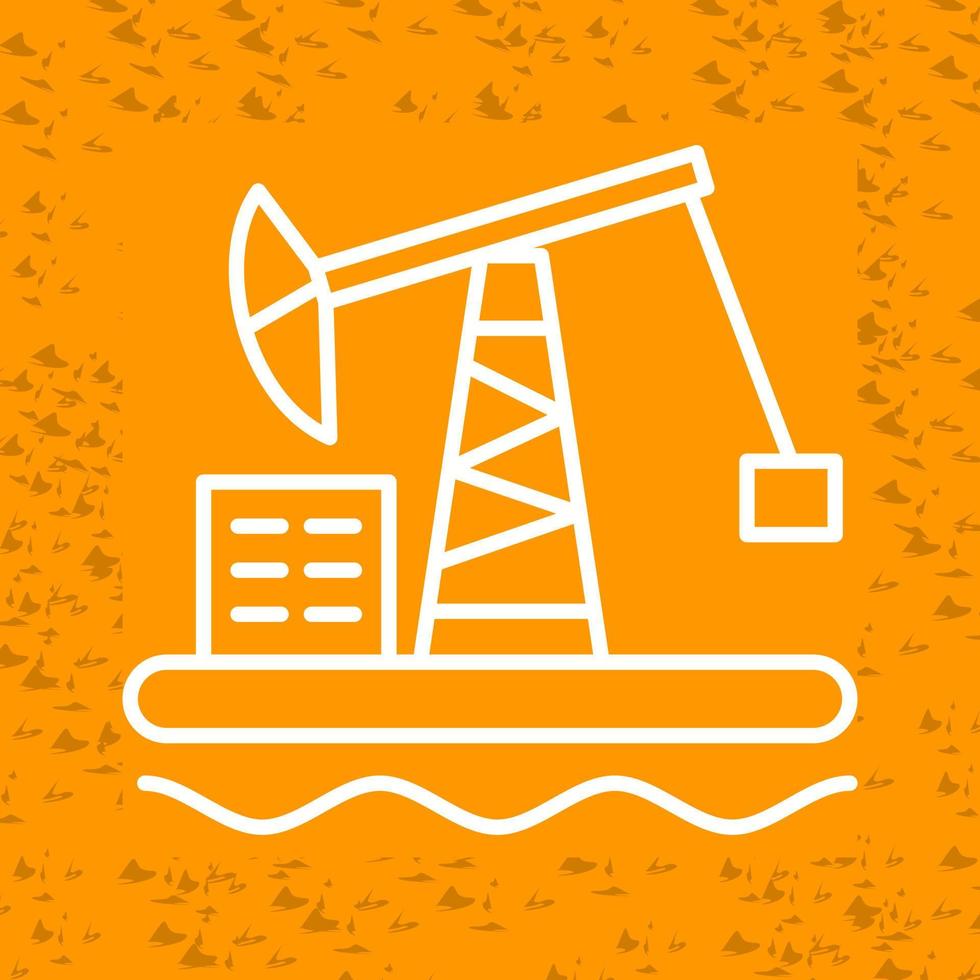 Oil Platform Vector Icon