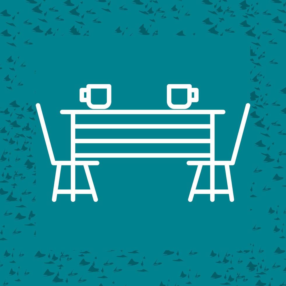 Dining Table Vector Icon