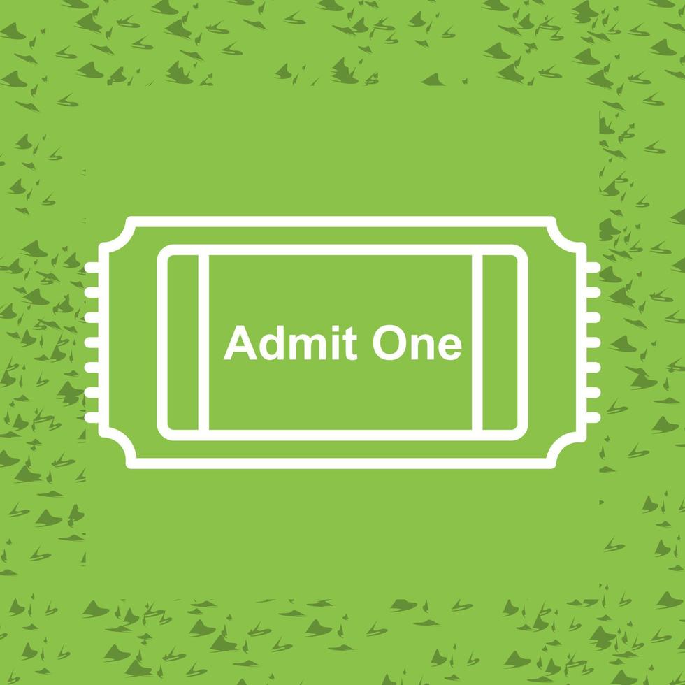 Movie Ticket Vector Icon