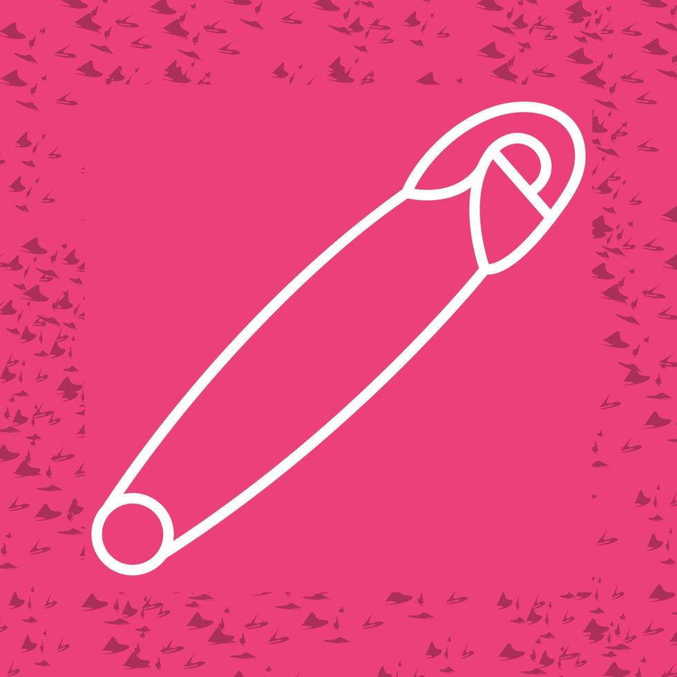 Safety Pin Vector Icon