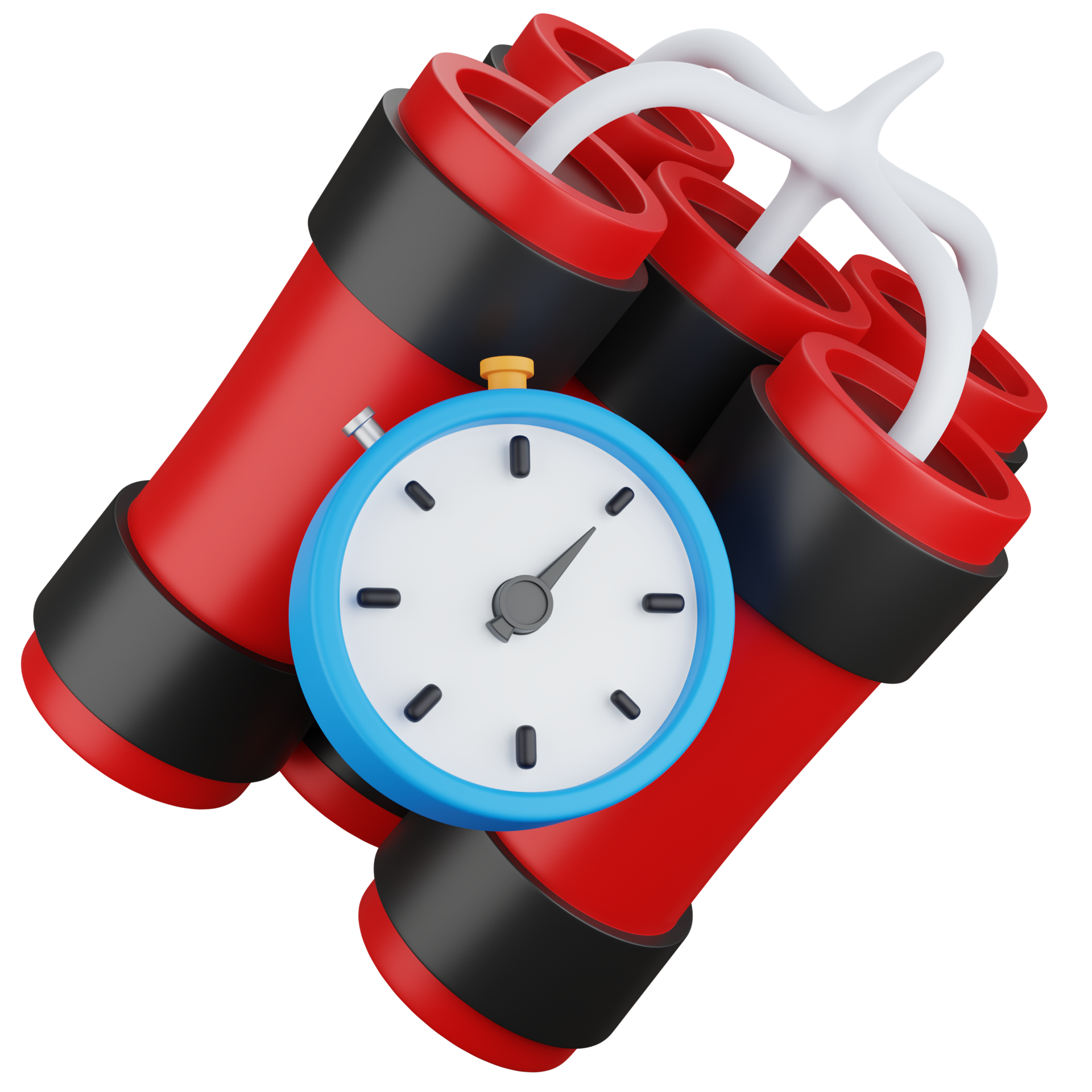 3D Icon Illustration Time Bomb 21898590 PNG