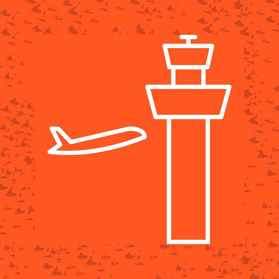 Air Control Tower Vector Icon