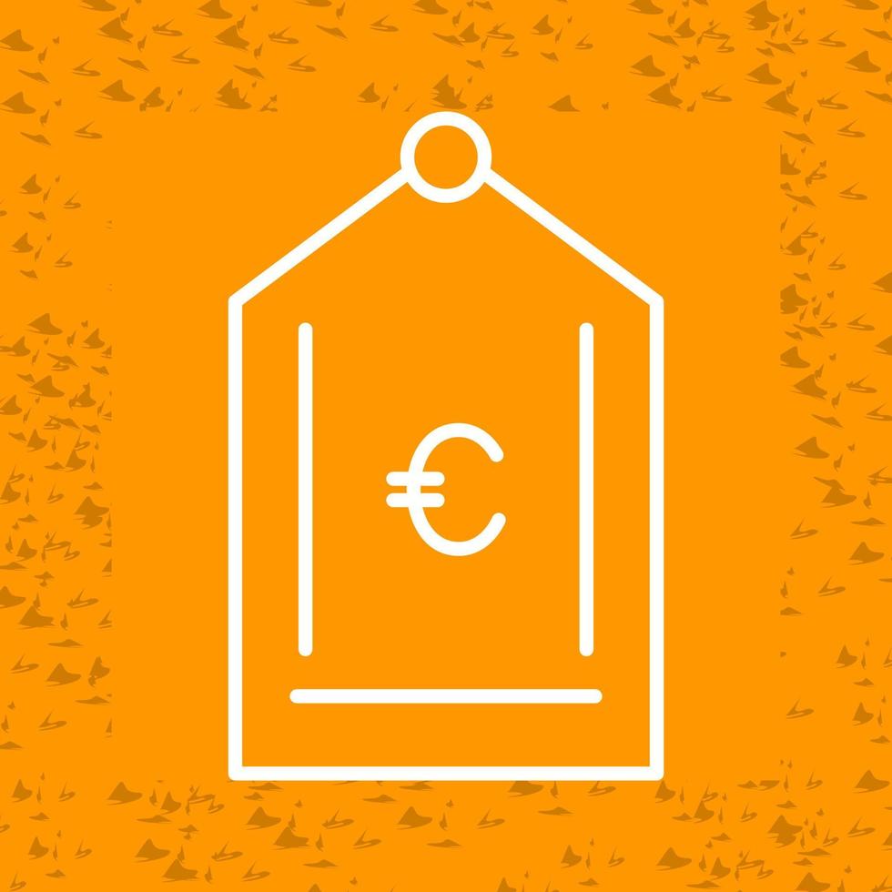 Euro Tag Vector Icon