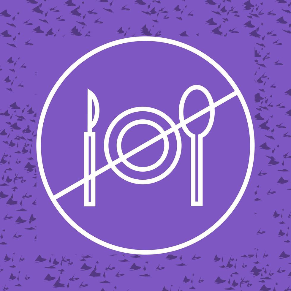No Food Vector Icon