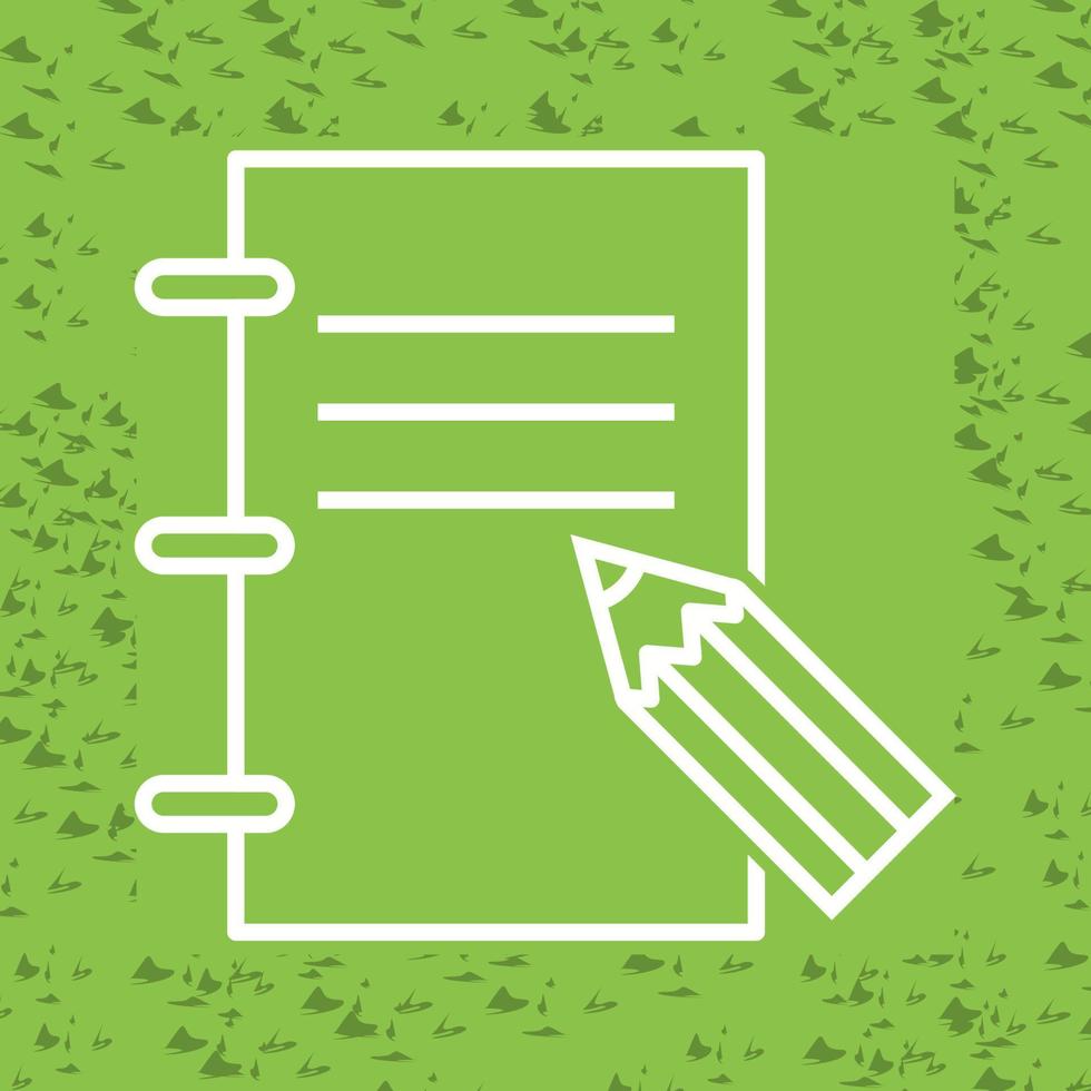 Notepad Vector Icon