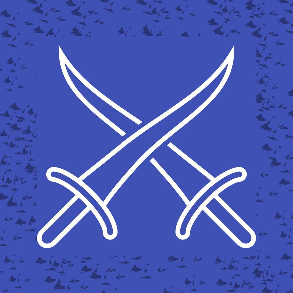 Sword Fighting Vector Icon