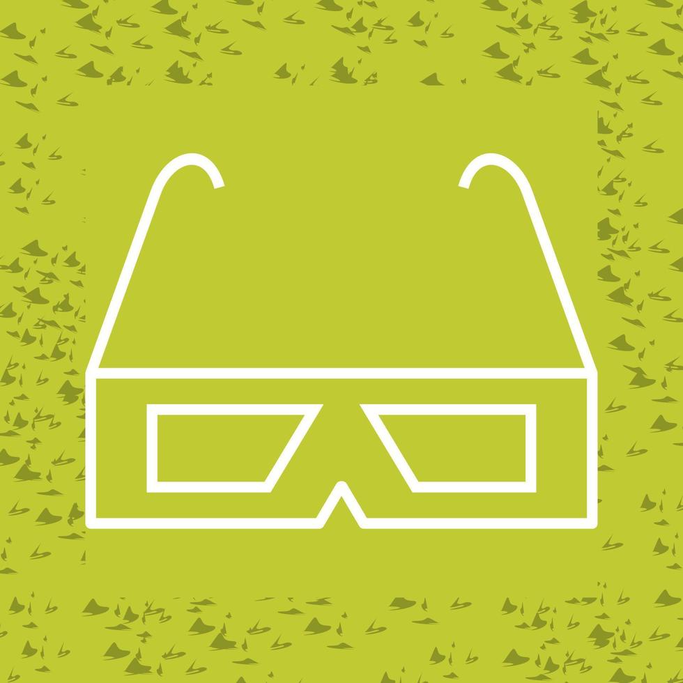 3D glasses Vector Icon