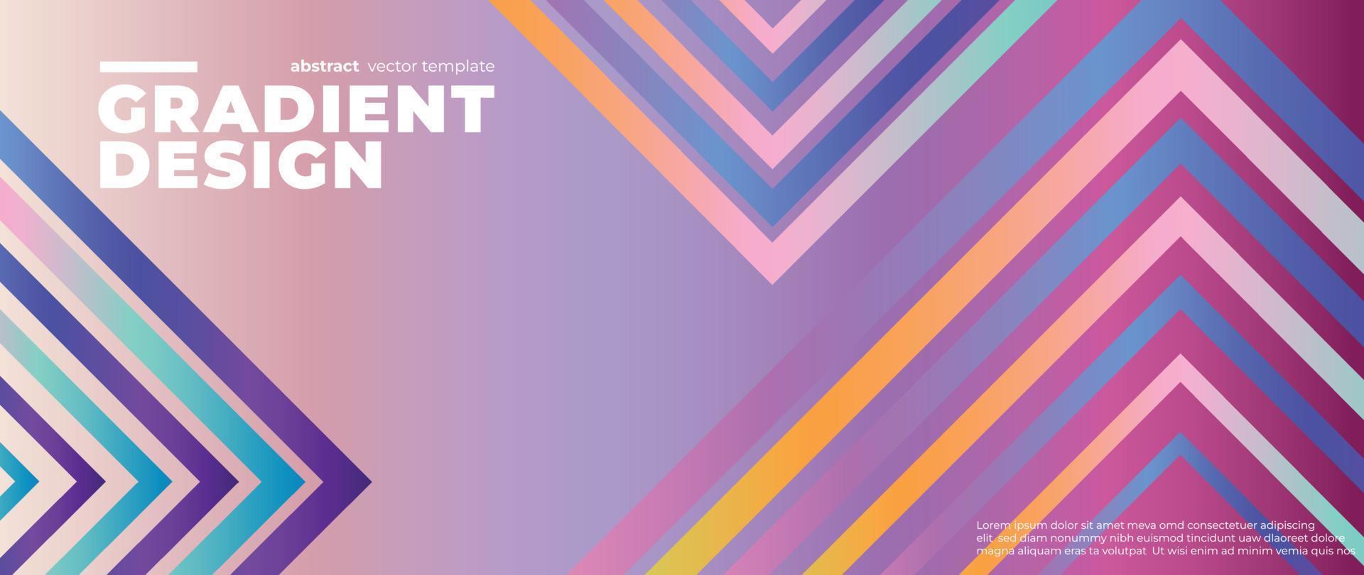 Vibrant gradient background vector. Futuristic style cover template with shapes, colorful and liquid color. Modern wallpaper design perfect for social media, idol poster, photo frame. vector