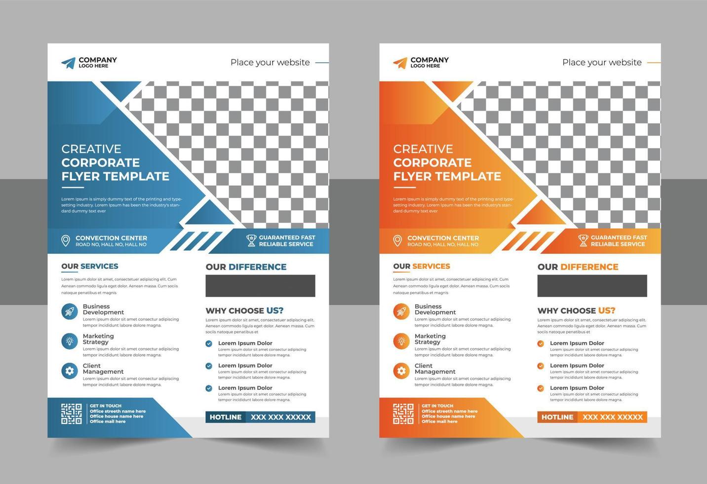 negocio volantes póster folleto folleto cubrir diseño diseño fondo, dos colores esquema, vector modelo