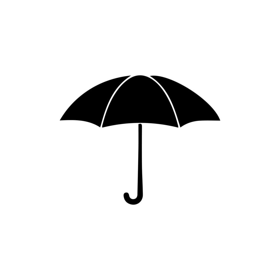 paraguas icono. sencillo ilustración de paraguas vector icono para web. lluvia proteccion símbolo. plano diseño estilo