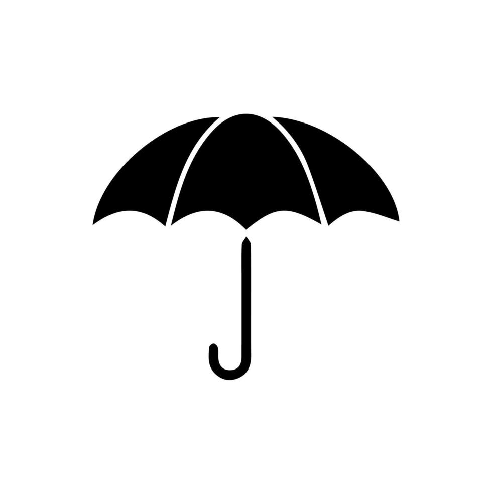 paraguas icono. sencillo ilustración de paraguas vector icono para web. lluvia proteccion símbolo. plano diseño estilo